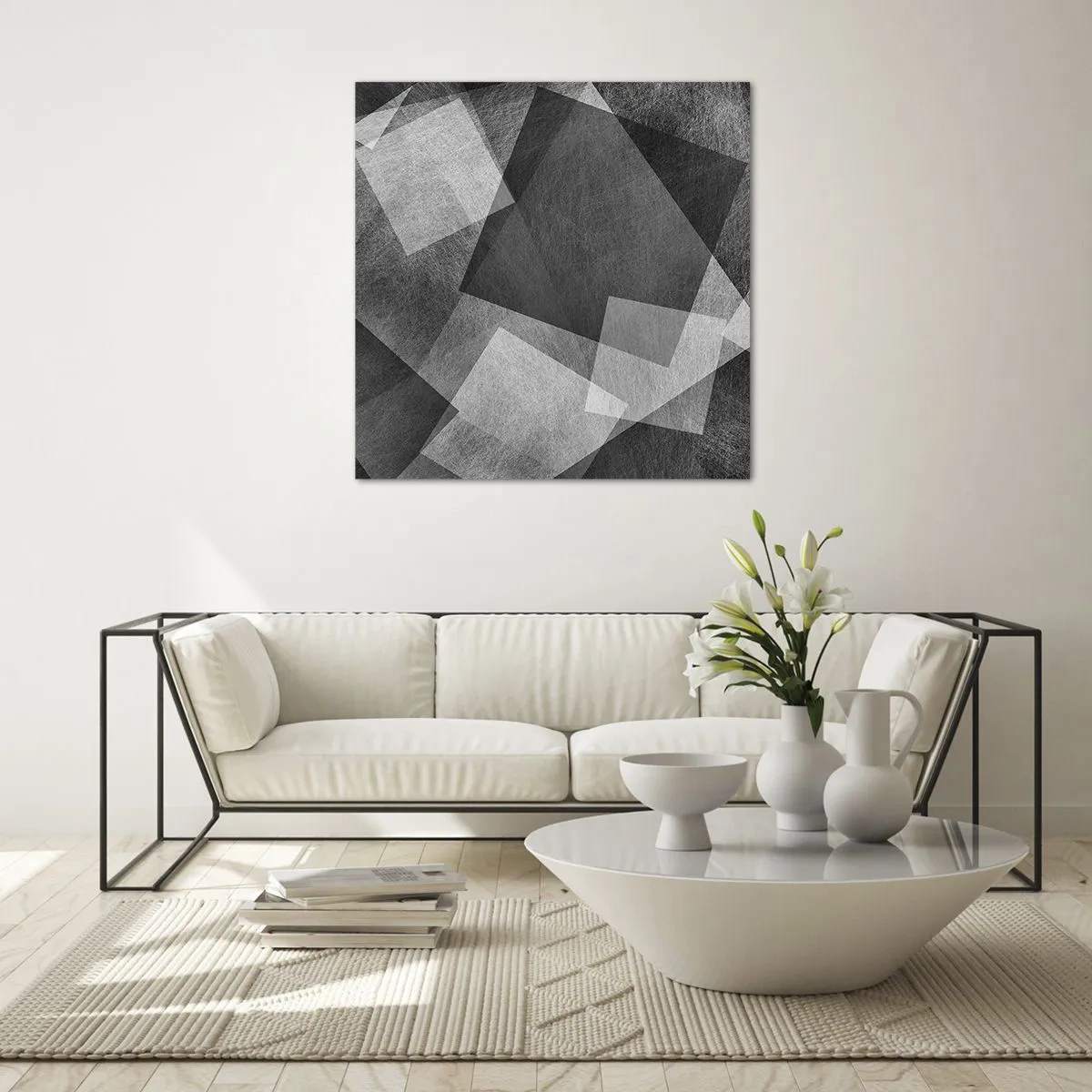 Obraz na skle - Odvěký symbol trvalosti a pořádku - 40x40 cm