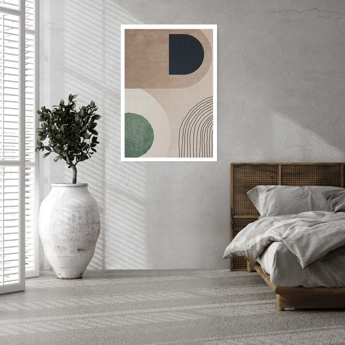 Plakát - Něžnost oválu - 70x100 cm