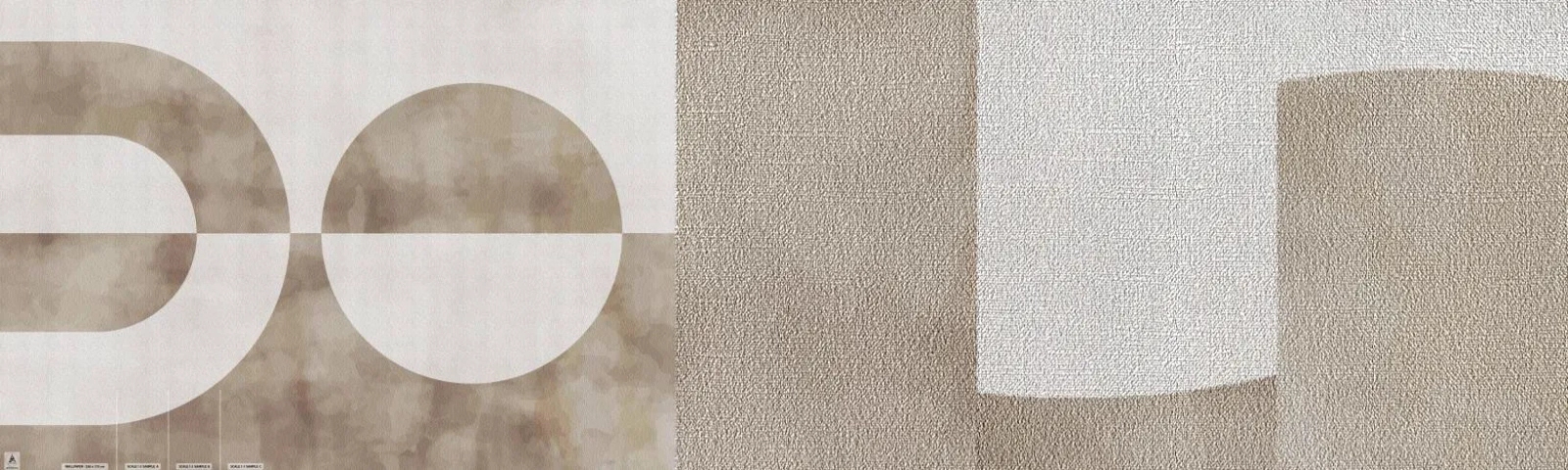 Vzor Fototapety Premium Canvas - Podobnosti a rozdíly - Minimalismus, Jasný, Tvary - 100x30 cm