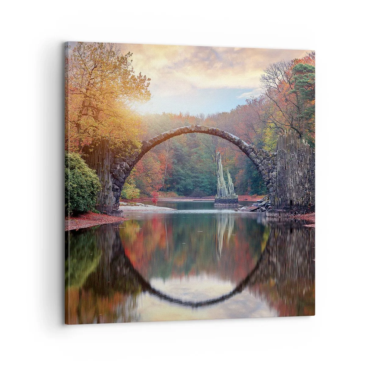 Obraz na plátně - Za zrcadlem - 60x60 cm