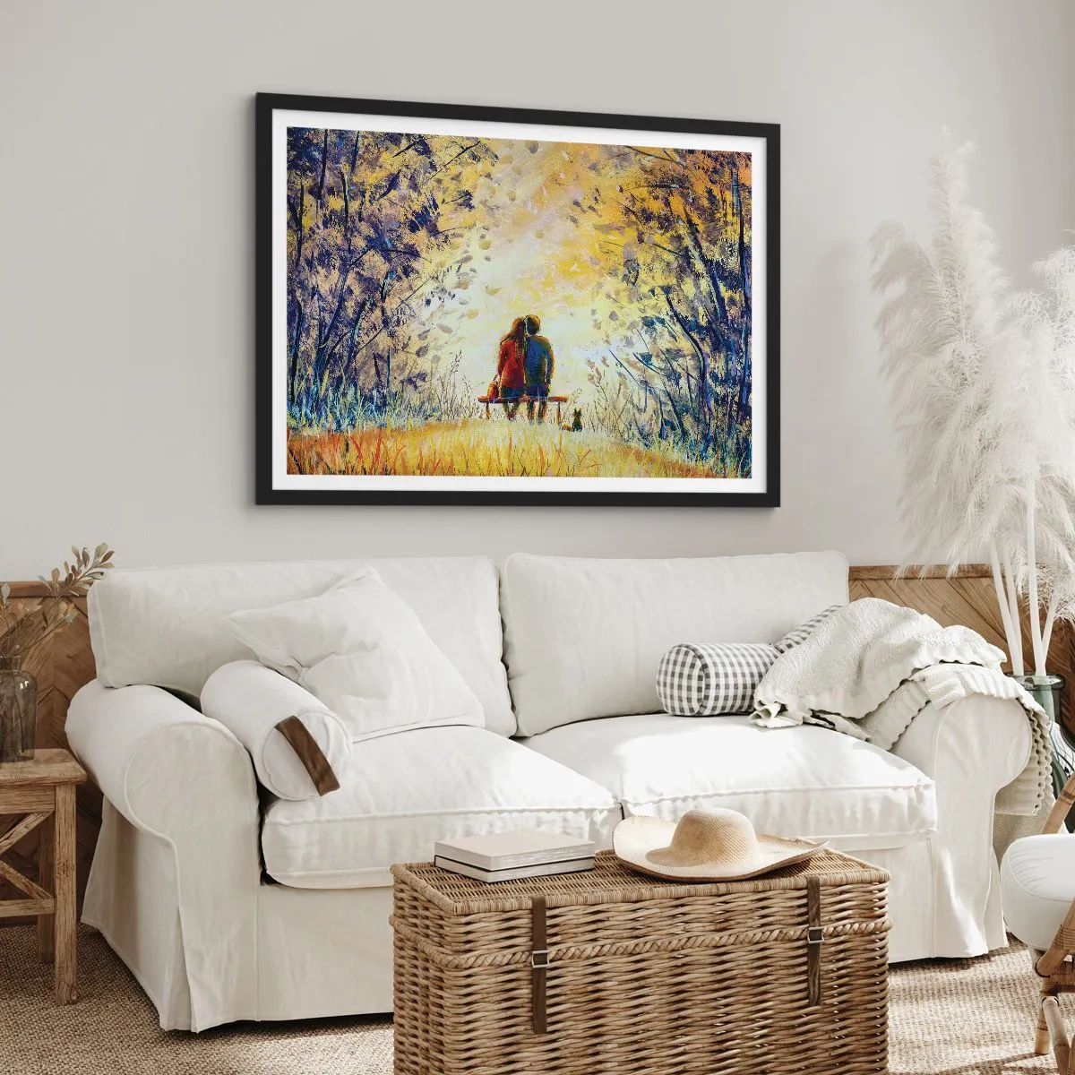 Plakát v černém rámu - Magický okamžik - 50x40 cm
