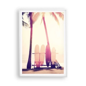 Plakát v bílém rámu - Bude to skvělý den - 70x100 cm