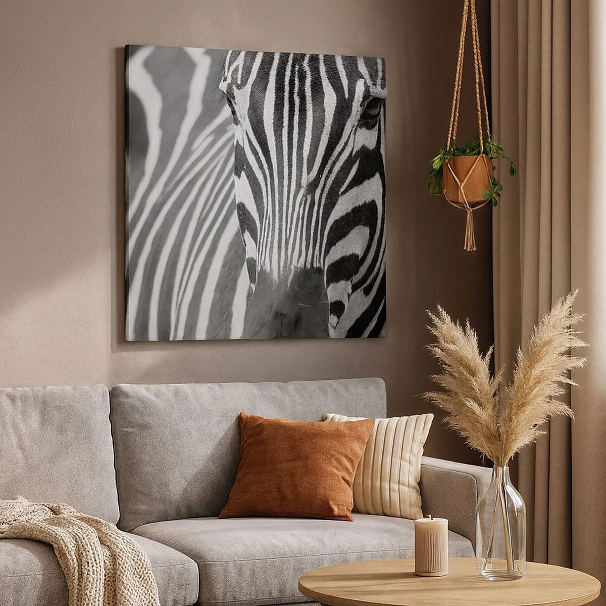 Obraz na plátně - Svět je černo-bílý - 30x30 cm