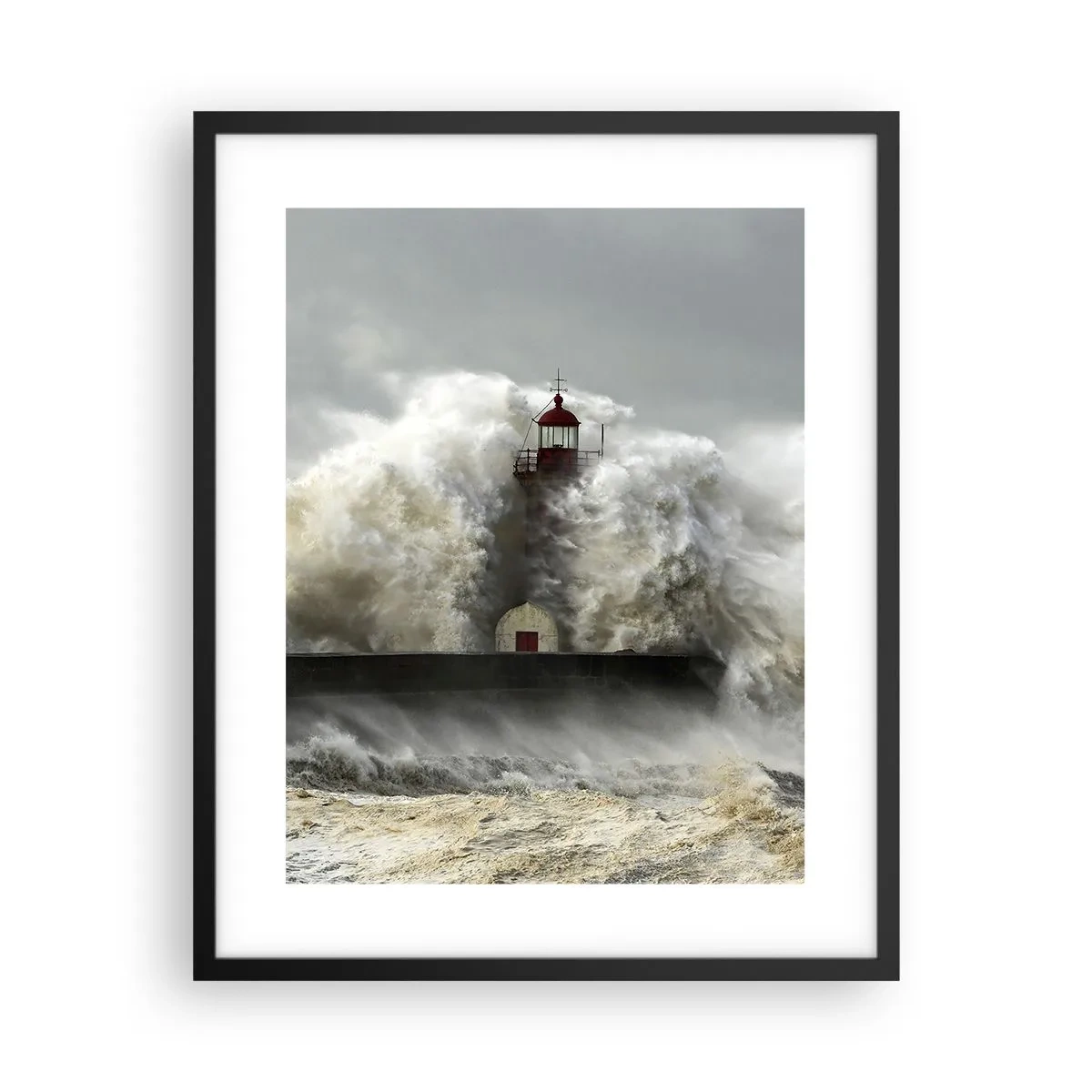 Plakát v černém rámu - Hněv oceánu - 40x50 cm
