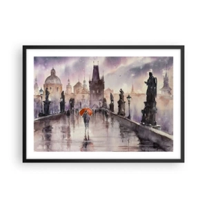 Plakát v černém rámu - Lidé se nemění - 70x50 cm