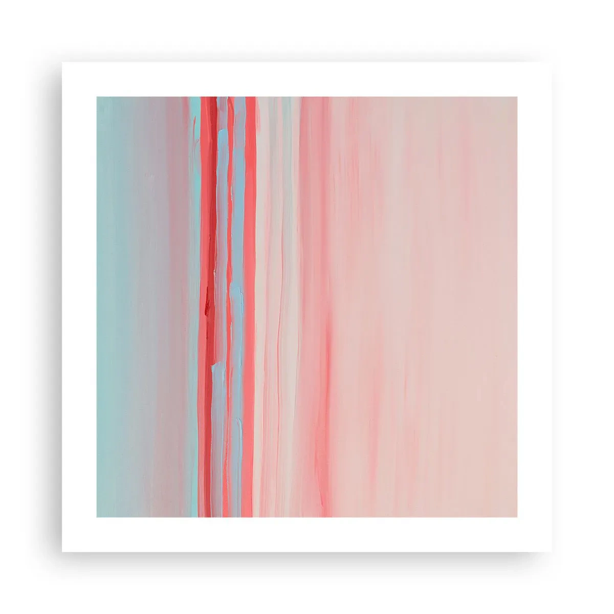 Plakát - Abstrakce za úsvitu - 50x50 cm