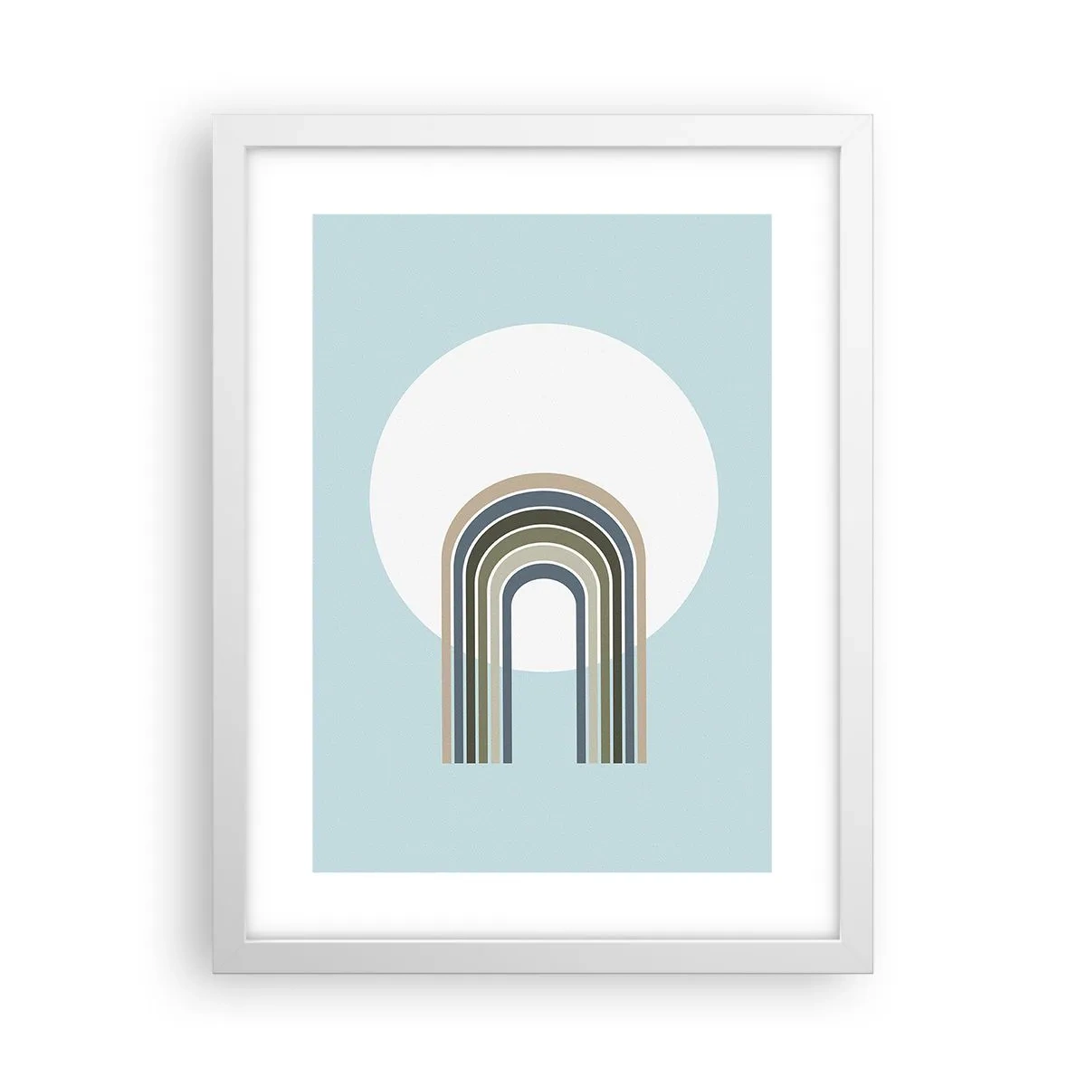 Plakát v bílém rámu - Neodolatelná přitažlivost - 30x40 cm