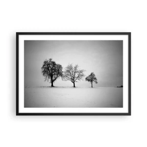 Plakát v černém rámu - O čem sní? - 70x50 cm