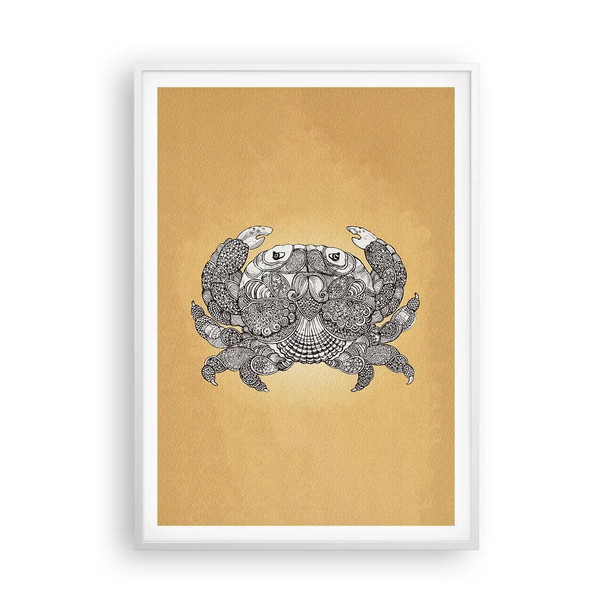 Plakát v bílém rámu - Příběhy pana Kraba - 70x100 cm