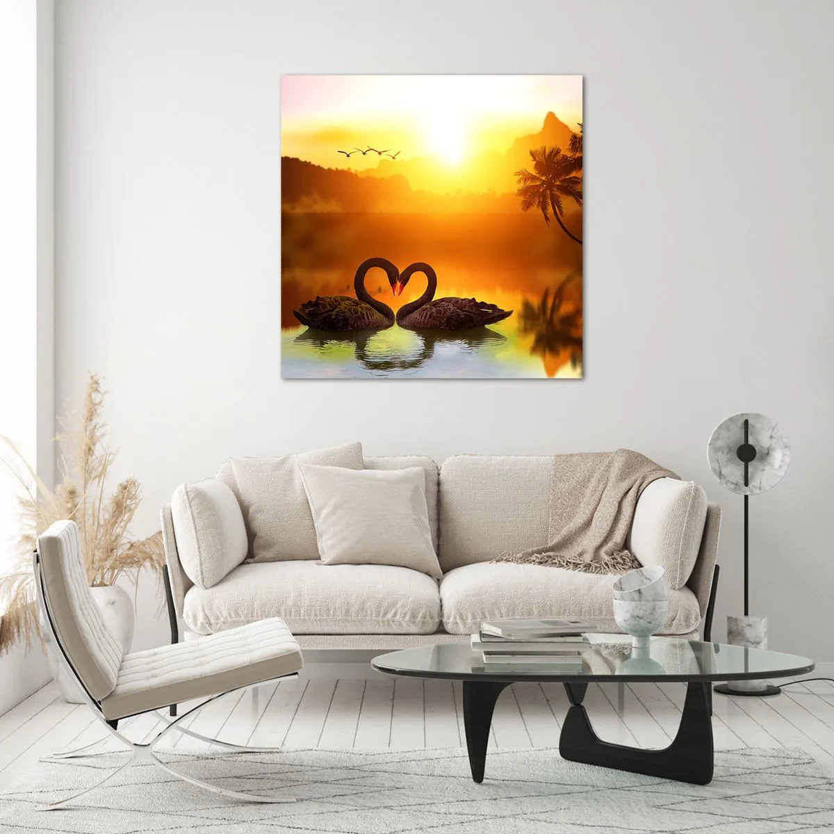 Obraz na skle - Všechno do páru - 50x50 cm