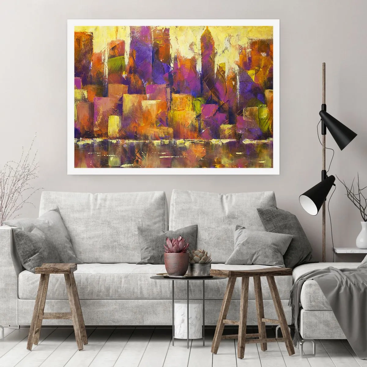 Plakát - Metropolitní kompozice - 40x30 cm