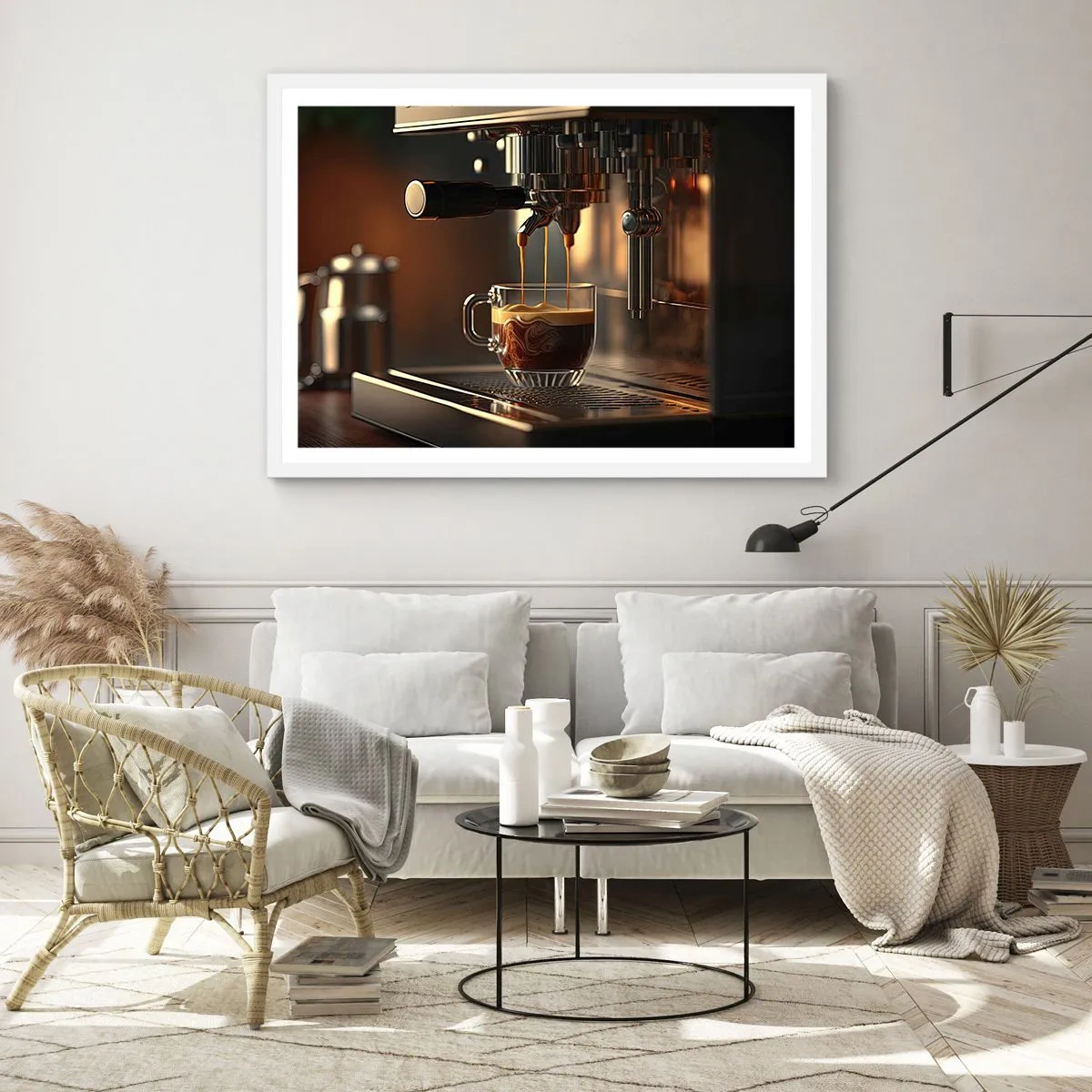 Plakát v bílém rámu - Smyslná směs - 91x61 cm