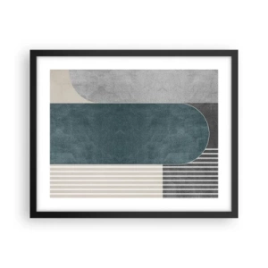 Plakát v černém rámu - Kompozice na úrovni - 50x40 cm