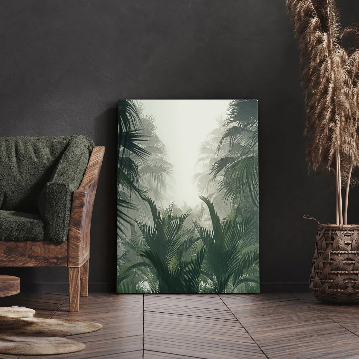 Obraz na plátně - Tropická záhada - 65x120 cm