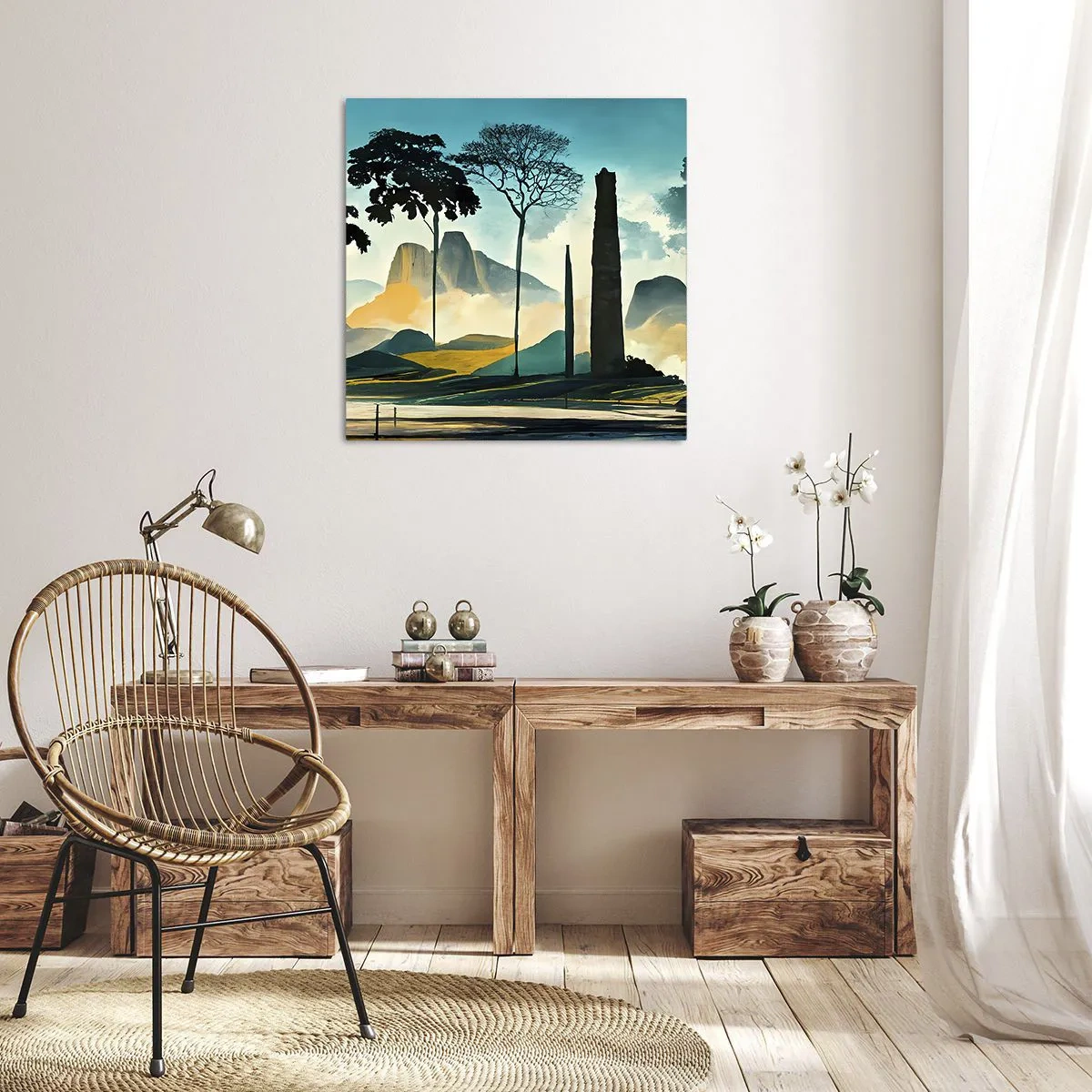Obraz na plátně - Výš a výš - 70x70 cm