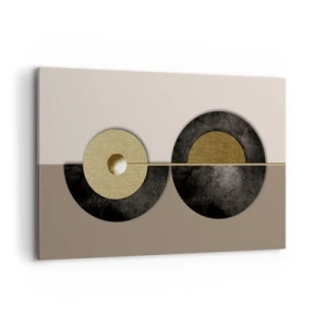 Obraz na plátně - Variace kolem kruhu - 120x80 cm