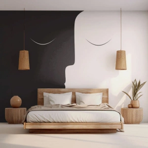 Fototapeta Premium Canvas - Jednota protikladů - Lidé, Pár, Kus - 100x70 cm