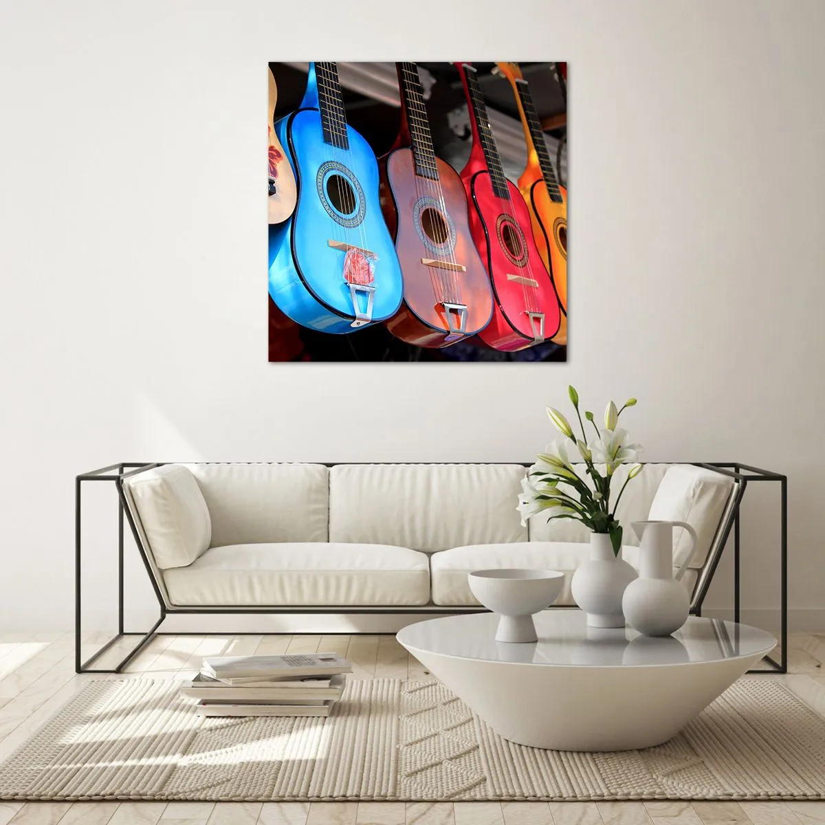 Obraz na skle - Latinskoamerická atmosféra - 60x60 cm