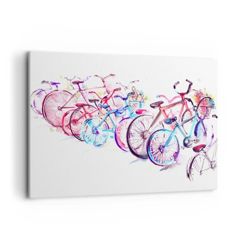 Obraz na plátně - Sjezd Antimoto klubu - 120x80 cm