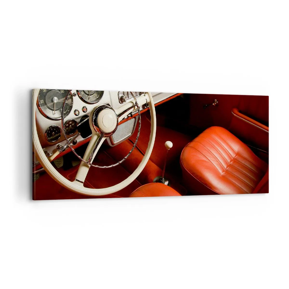 Obraz na plátně - Luxus ve stylu vintage - 100x40 cm