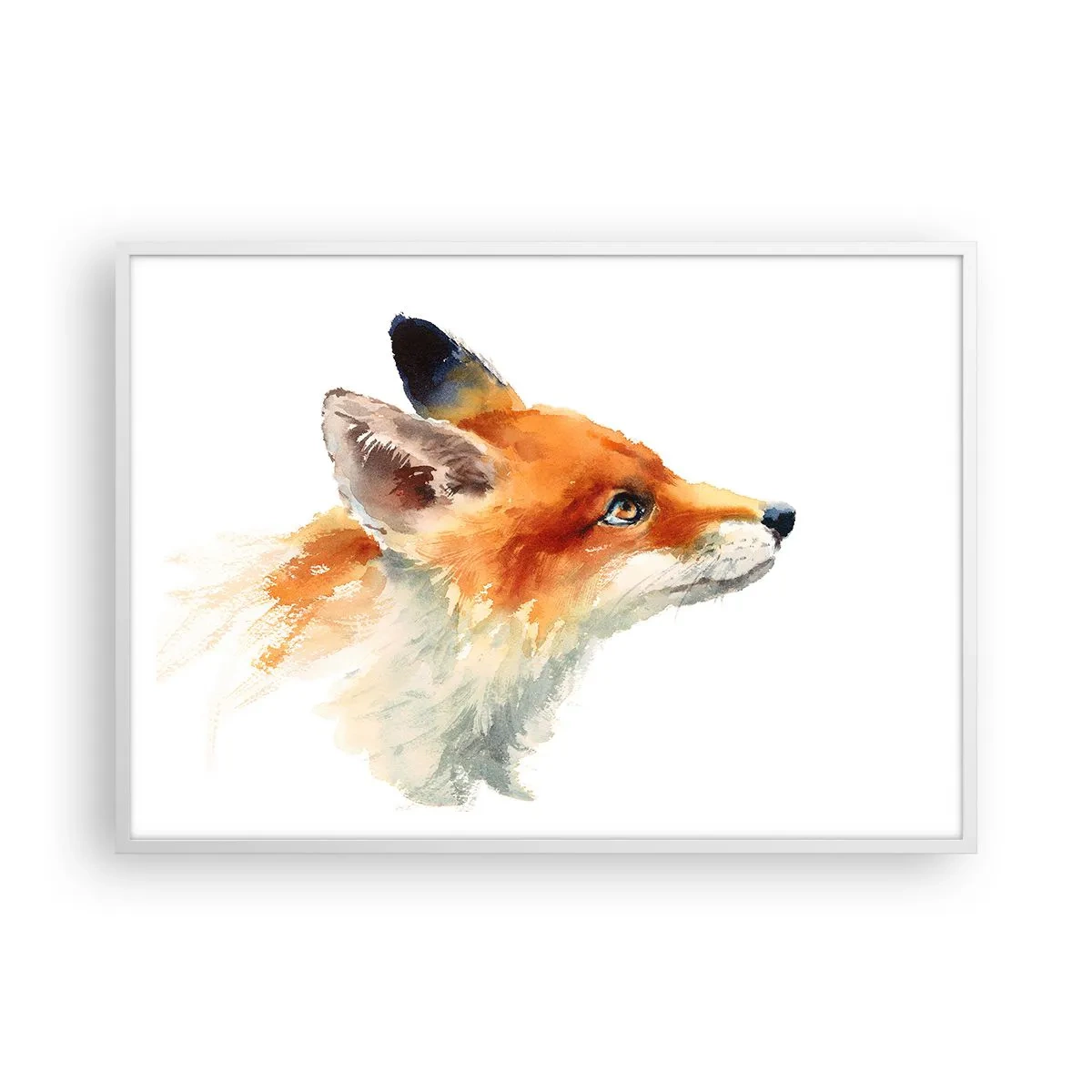 Plakát v bílém rámu - Opatrnosti není nikdy dost - 100x70 cm