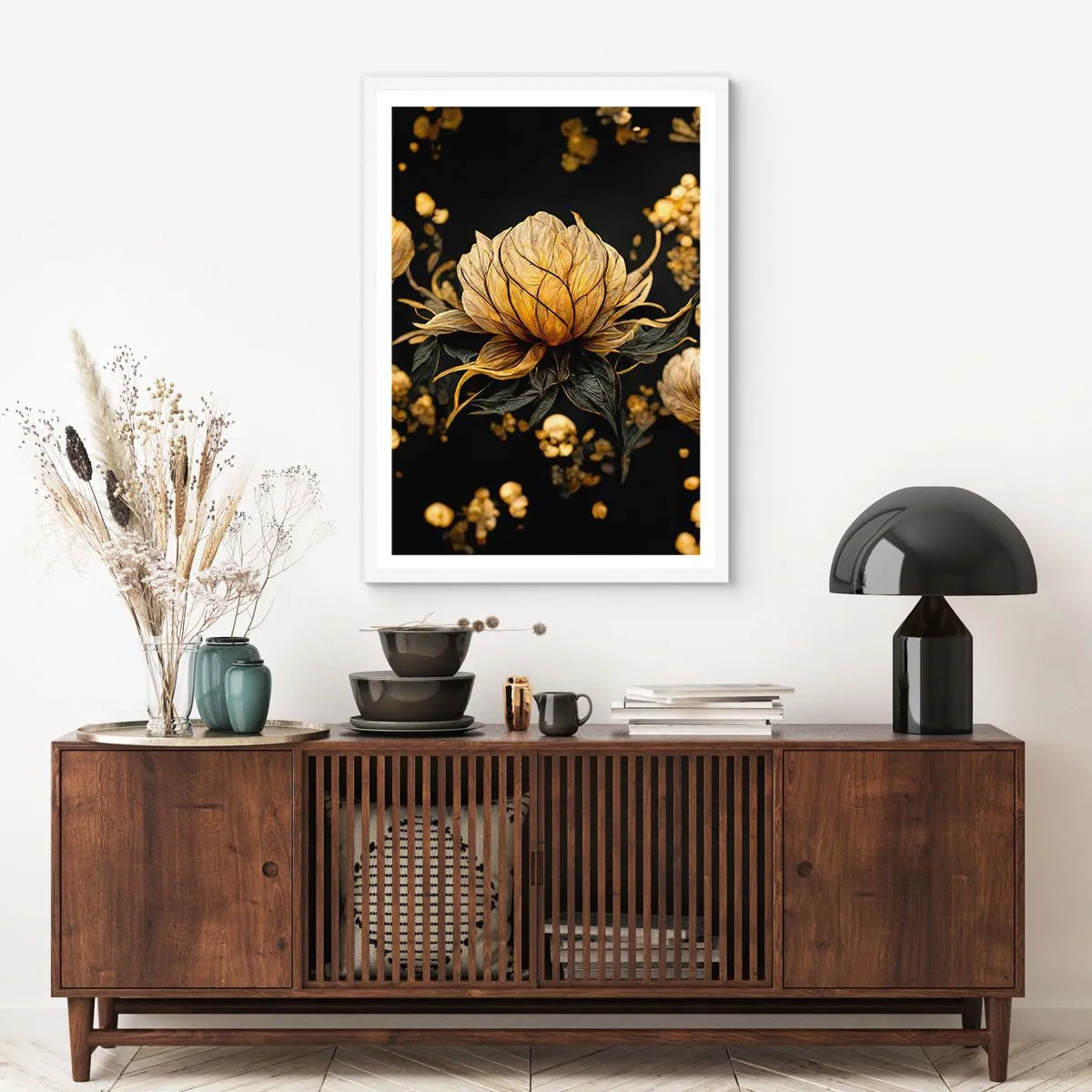 Plakát v bílém rámu - Jemná křehkost - 61x91 cm