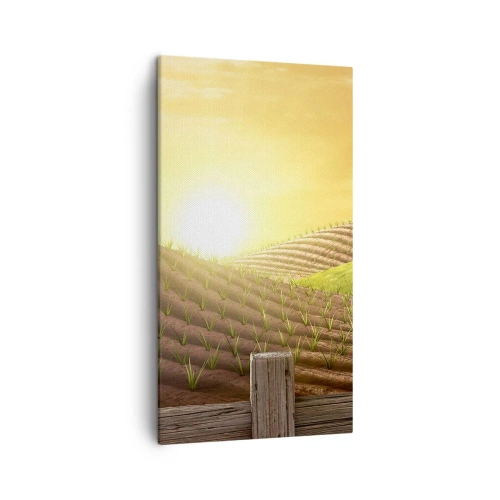 Obraz na plátně - Farma jako z pohádky - 45x80 cm