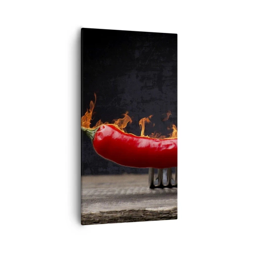 Obraz na plátně - Ohnivý předkrm - 55x100 cm