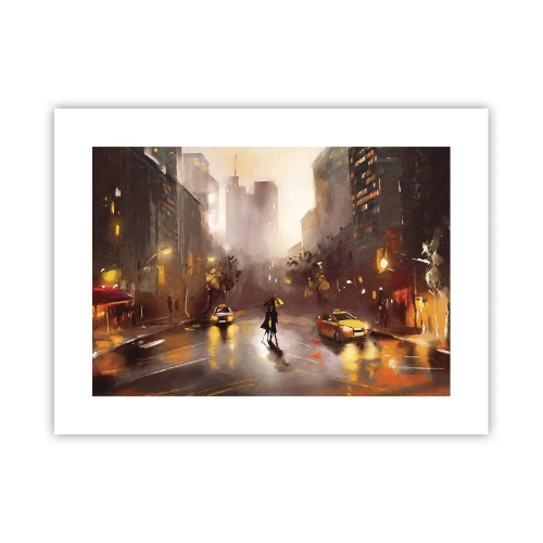 Plakát - Ve světlech New Yorku - 40x30 cm