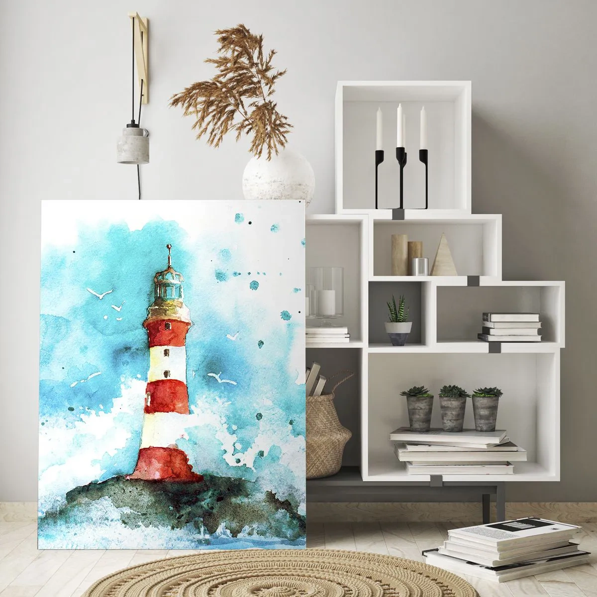 Obraz na skle - Jednota živlů - 50x70 cm