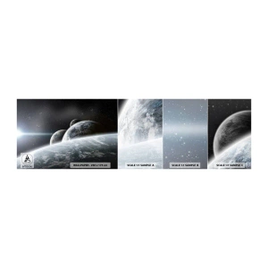 Fototapeta Vzorek Standard Eco - Vesmírná hudba sfér - Astronomie, Kosmos, Galaxie - 100x30 cm