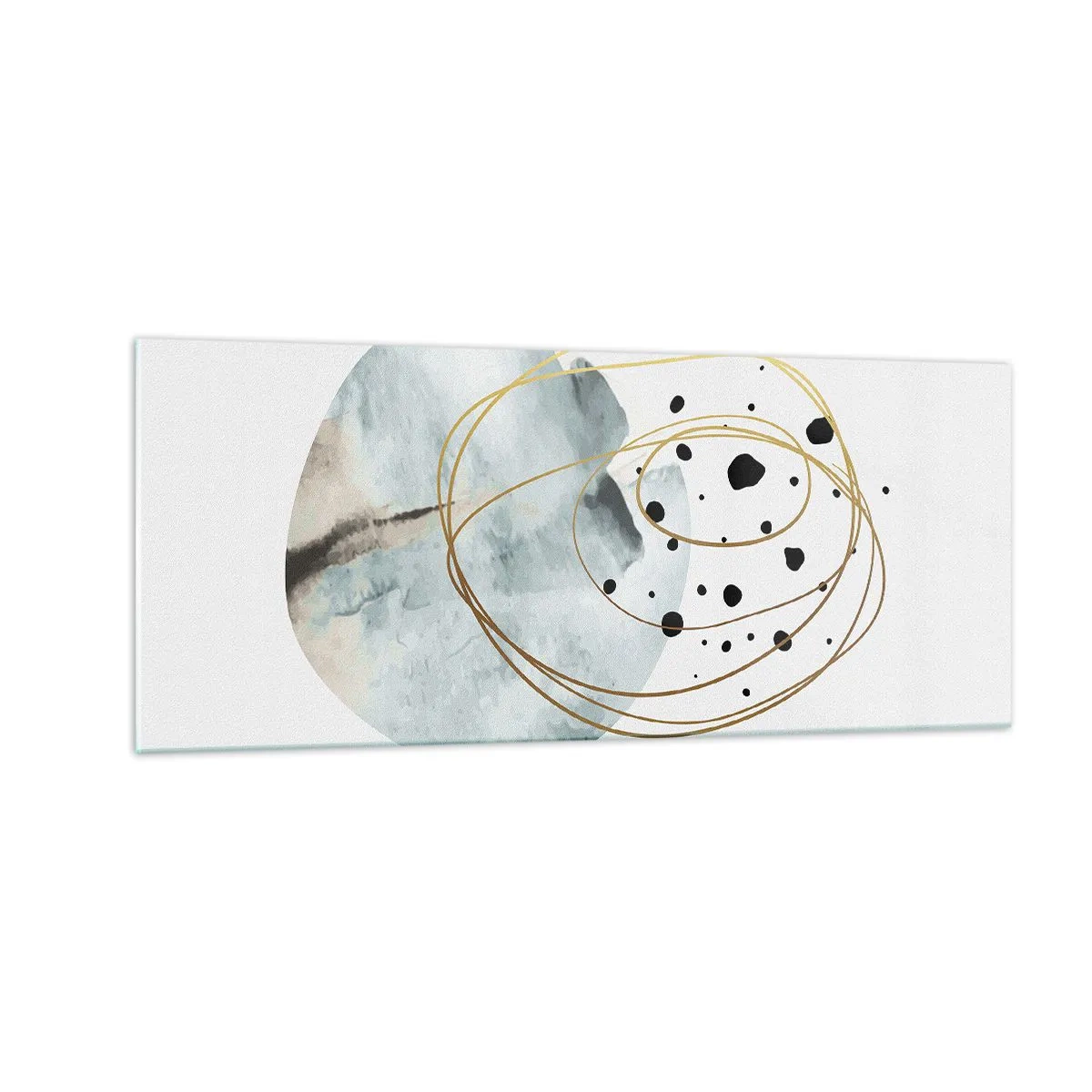 Obraz na skle - V objetí prostoru - 100x40 cm