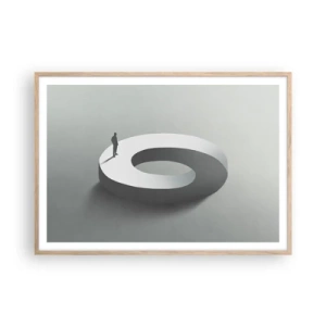 Plakát v rámu světlý dub - To pochopíš - 100x70 cm