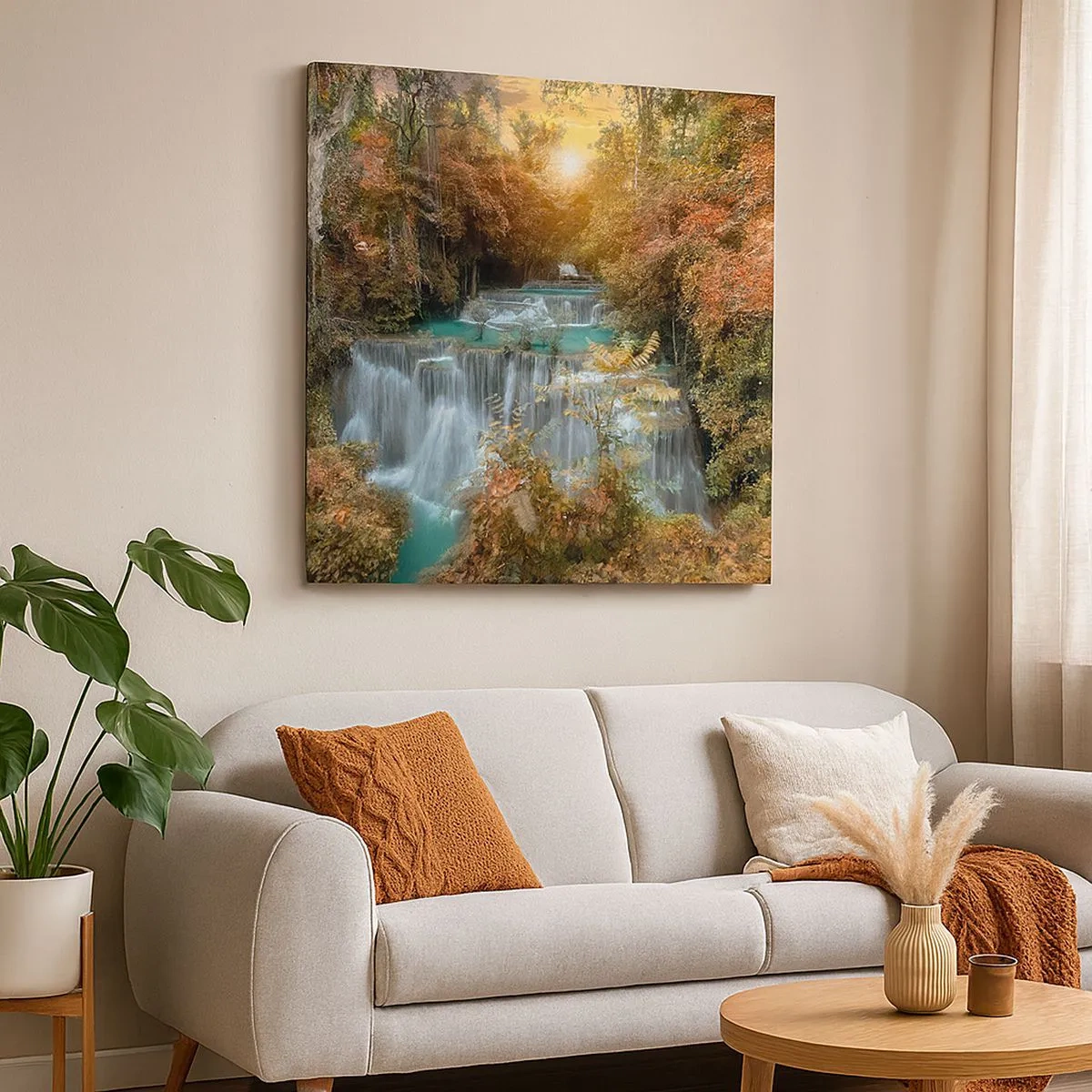 Obraz na plátně - Ukrytý poklad lesa - 30x30 cm