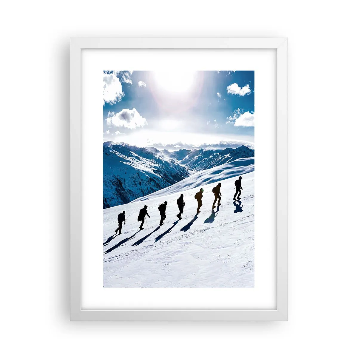 Plakát v bílém rámu - Tým dobývatelů - 30x40 cm
