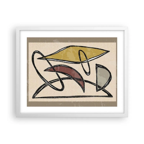 Plakát v bílém rámu - Svisle a vodorovně - 50x40 cm