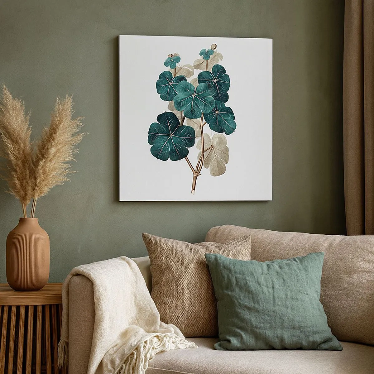 Obraz na plátně - Ze starého herbáře - 30x30 cm