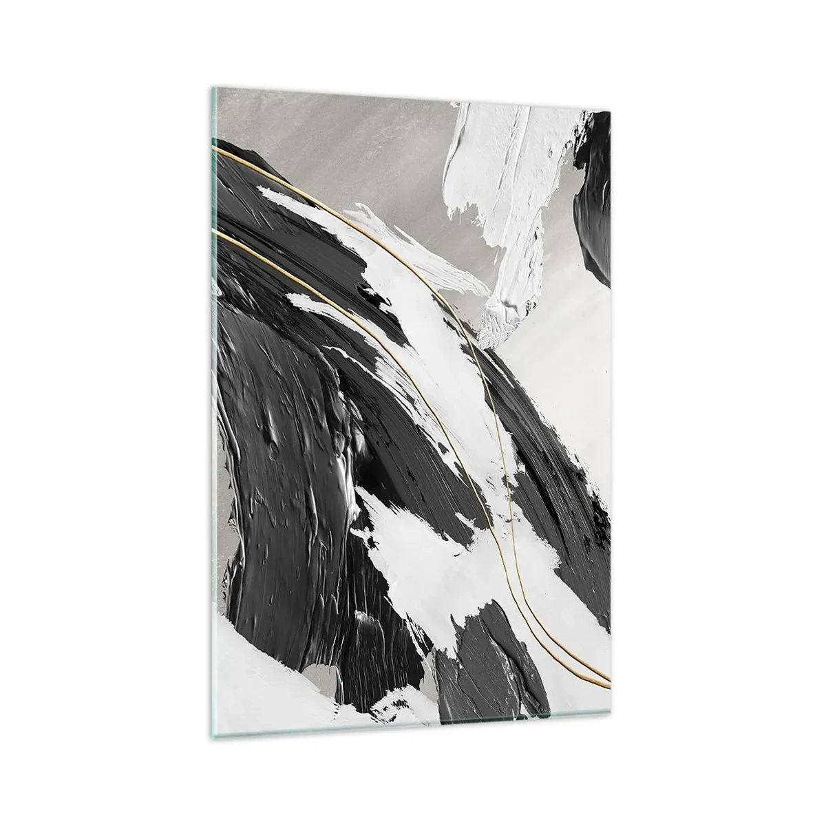 Obraz na skle - Velkorysá abstrakce - 80x120 cm