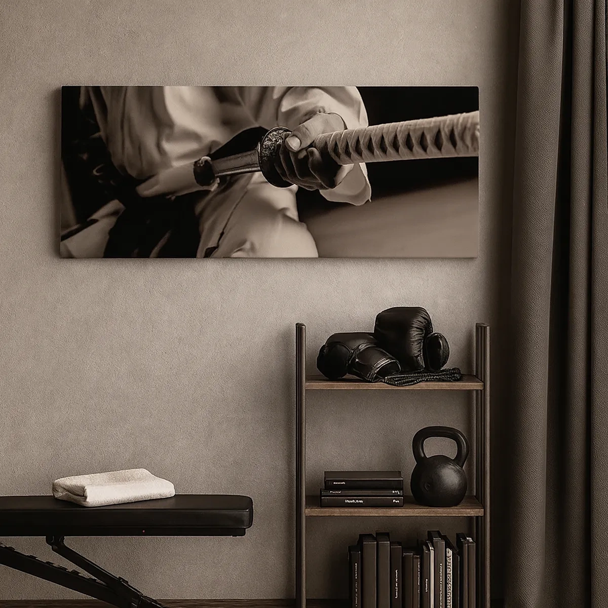 Obraz na plátně - Duše bojovníka - 30x30 cm