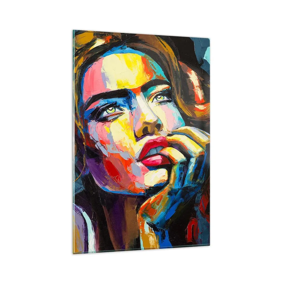 Obraz na skle - Sny, jak ptáci letí oblohou - 80x120 cm