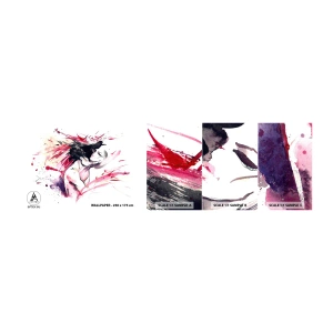 Vzor Fototapety Samolepicí Deluxe Sticker - Milostné naplnění - Abstrakce, Žena a muž, Milovat - 100x30 cm