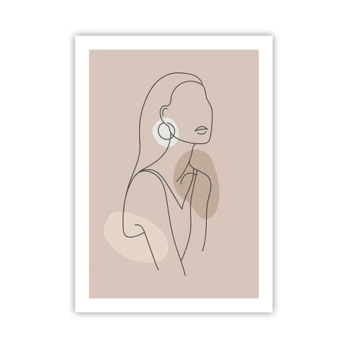 Plakát - Dívčí ikona - 50x70 cm