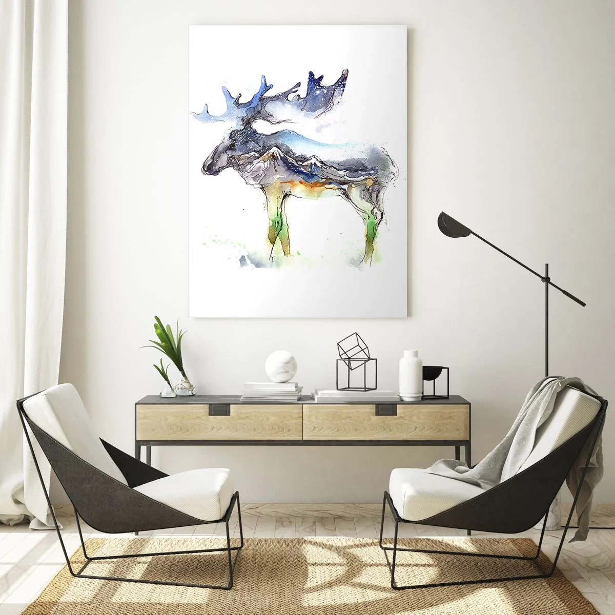 Obraz na skle - Hrdina zimního příběhu - 70x100 cm