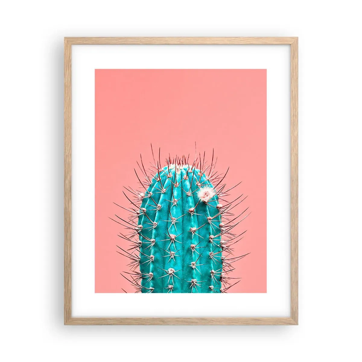 Plakát v rámu světlý dub - Jen koukej - 40x50 cm
