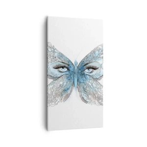 Obraz na plátně - Sýkora modřinka eros - 55x100 cm