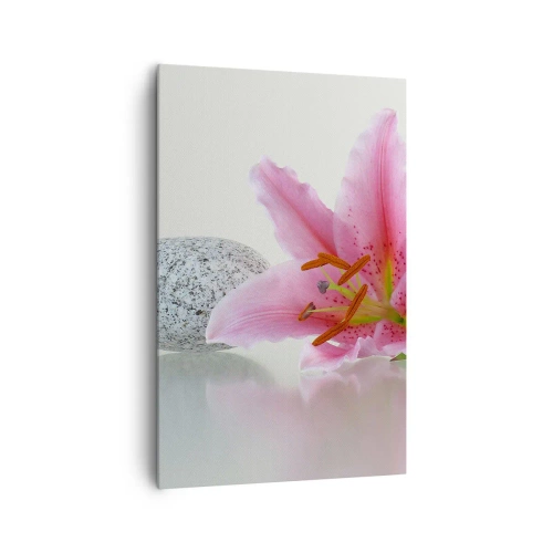 Obraz na plátně - Studie v růžové, šedé a bílé - 80x120 cm