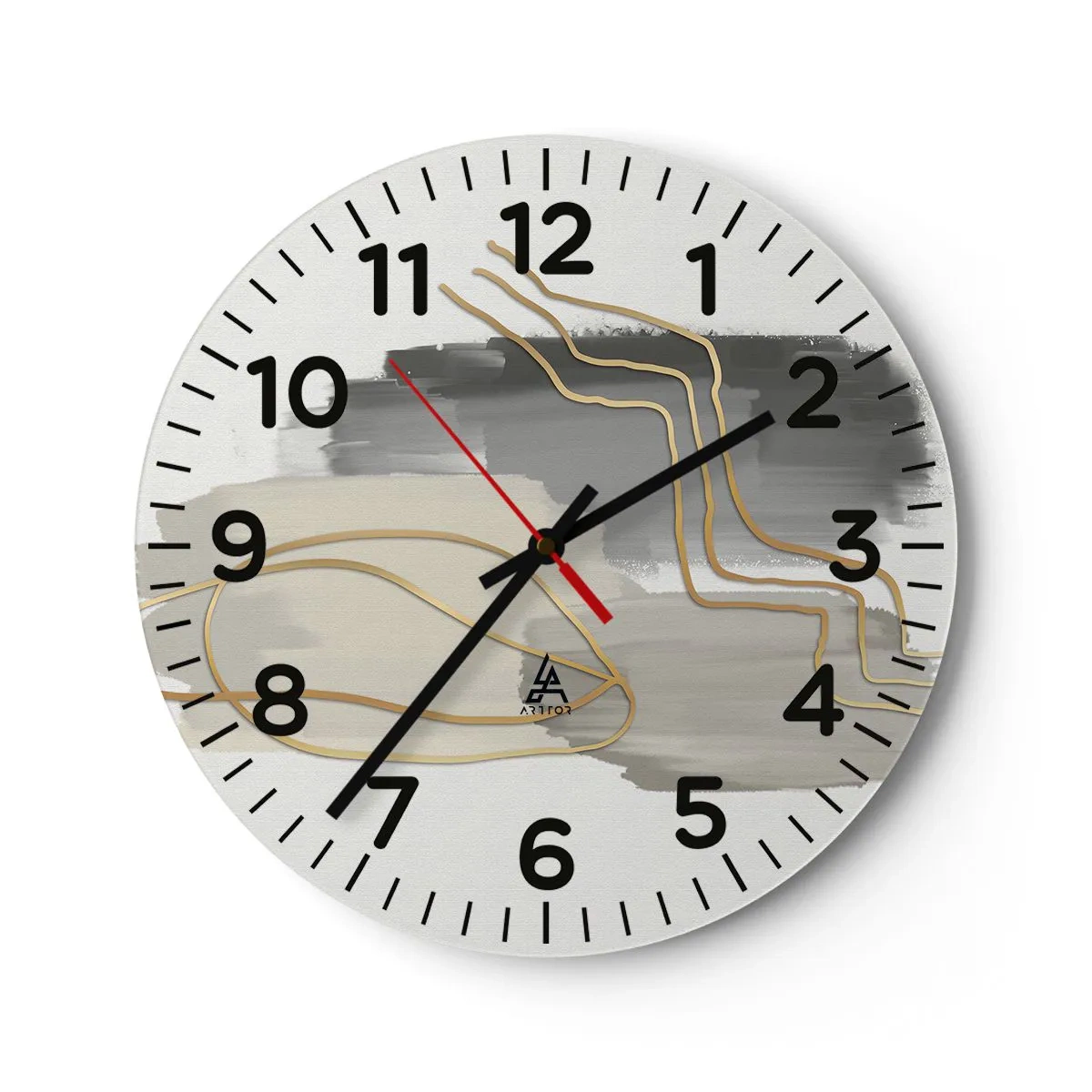 Nástěnné hodiny - Trvání a pohyb - 30x30 cm