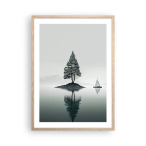 Plakát v rámu světlý dub - Snění - 50x70 cm