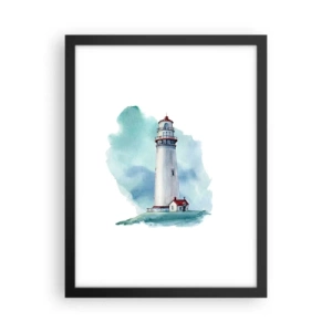 Plakát v černém rámu - Něžná sestra blankytu - 30x40 cm