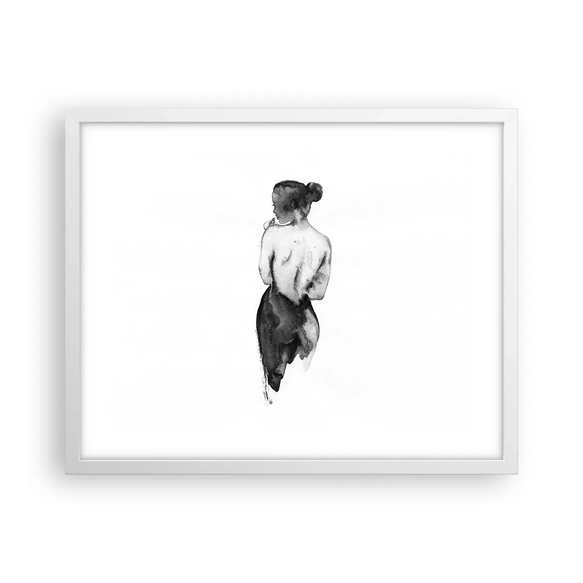 Plakát v bílém rámu - Mizející svět - 50x40 cm